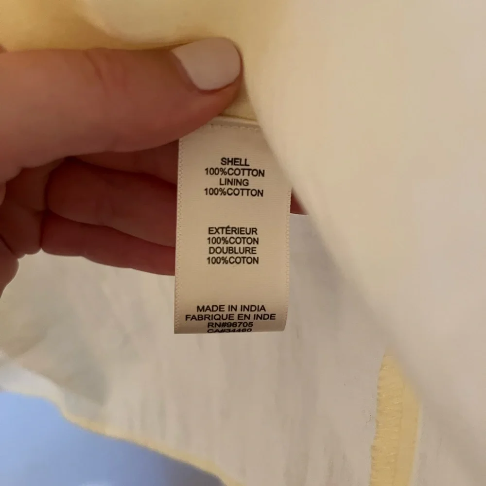 Rebecca Taylor Short Sleeve Applique Top, Color: Light Lemongrass - M - Picture 12 of 12